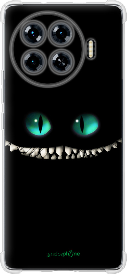 Силикон с усиленными углами чехол Чеширский кот для Tecno Spark 20 Pro+ - 689sp-3663 изображение 