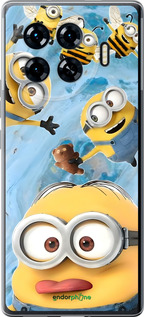 Силіконовий чехол Миньоны для Tecno Spark 20 Pro+ - 6386u-3663 изображение 