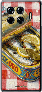 Силиконовый чехол Vintage Sardine Tin Phone для Tecno Spark 20 Pro+ - 6772u-3663 изображение 