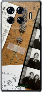 Силиконовый чехол Aesthetic Scrapbook Collage для Tecno Spark 20 Pro+ - 6773u-3663 изображение 