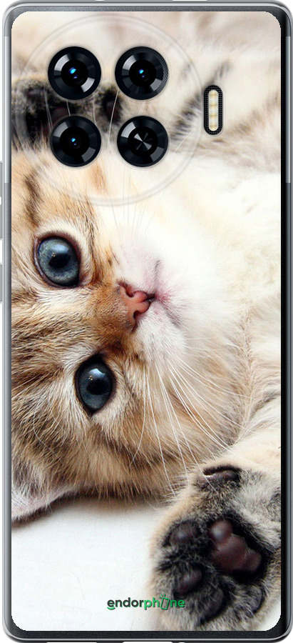Силиконовый чехол Котик для Tecno Spark 20 Pro+ - 6024u-3663 изображение 
