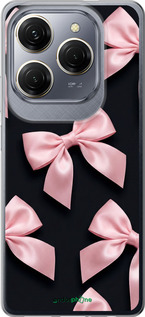 Силиконовый чехол Coquette Ribbons Dark Coquette для Tecno Spark 20 Pro - 6767u-3620 изображение 
