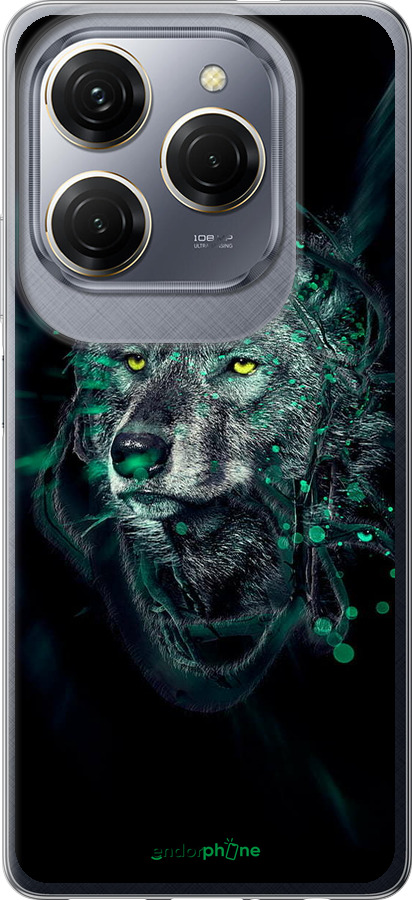 Силиконовый чехол Wolf для Tecno Spark 20 Pro - 6610u-3620 изображение 