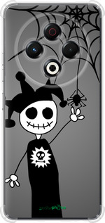 Силіконовий протиударний с посиленими кутами чехол Happy Halloween для Tecno Spark 30 4G - 1188sp-3894 изображение 