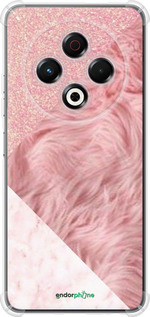 Силикон с усиленными углами чехол Розовые текстуры для Tecno Spark 30 4G - 4343sp-3894 изображение 