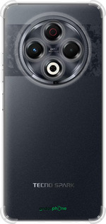 Силикон с усиленными углами чехол 'Прозрачный' для Tecno Spark 30 4G изображение 16