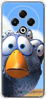 Силіконовий протиударний с посиленими кутами чехол Angry Birds для Tecno Spark 30 4G - 6008sp-3894 изображение 