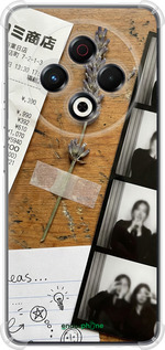 Силикон с усиленными углами чехол Aesthetic Scrapbook Collage для Tecno Spark 30 4G - 6773sp-3894 изображение 