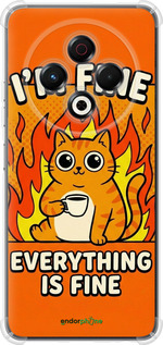 Силіконовий протиударний с посиленими кутами чехол Funny Cat для Tecno Spark 30 4G - 6786sp-3894 изображение 