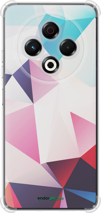 Силикон с усиленными углами чехол Геометрия 3 для Tecno Spark 30 4G - 4415sp-3894 изображение 