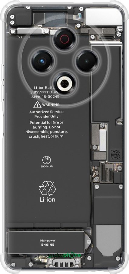 Силикон с усиленными углами чехол Детали смартфона для Tecno Spark 30 4G - 5487sp-3894 изображение 