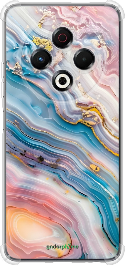 Силикон с усиленными углами чехол Мрамор красивый для Tecno Spark 30 4G - 6376sp-3894 изображение 
