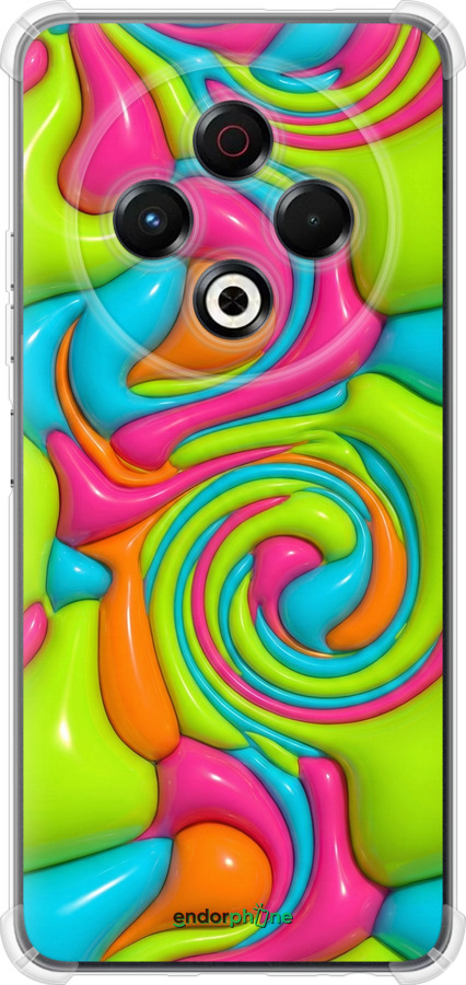 Силикон с усиленными углами чехол Y2K Jelly Dream для Tecno Spark 30 4G - 6780sp-3894 изображение 