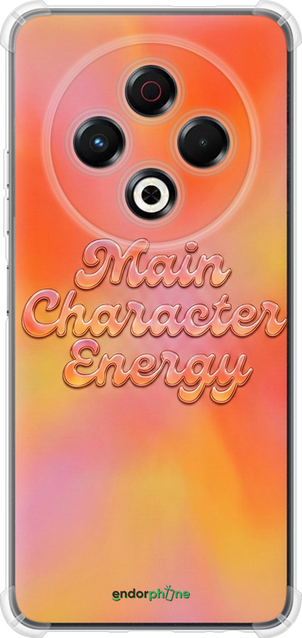 Силикон с усиленными углами чехол Aura Gradient Main Character Energy Aesthetic Y2K для Tecno Spark 30 4G - 6783sp-3894 изображение 