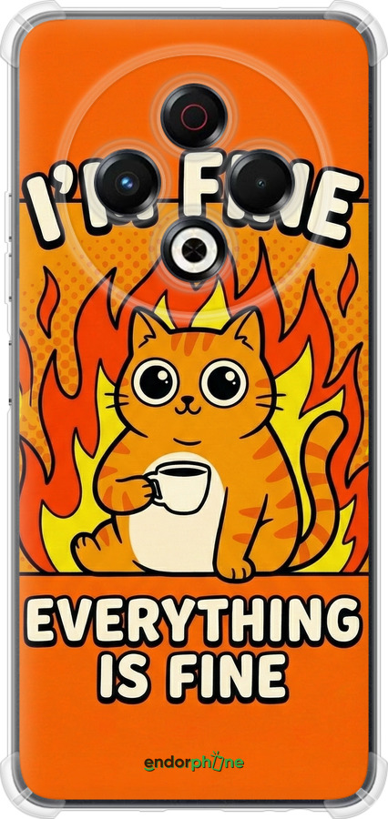 Силіконовий протиударний с посиленими кутами чехол Funny Cat для Tecno Spark 30 4G - 6786sp-3894 изображение 