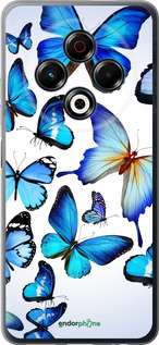Силіконовий чехол Метелики для Tecno Spark 30 4G - 6023u-3894 изображение 