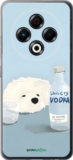 Силіконовий чехол Пес водка для Tecno Spark 30 4G - 6368u-3894 изображение 