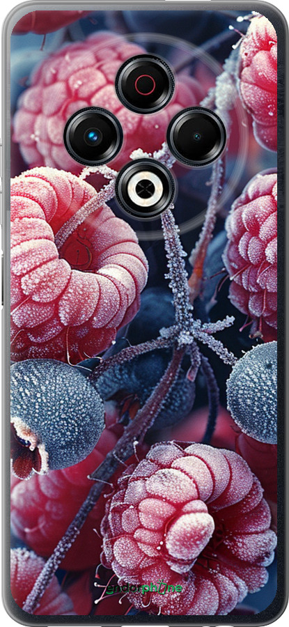 Силіконовий чехол Морозні ягоди для Tecno Spark 30 4G - 6033u-3894 изображение 