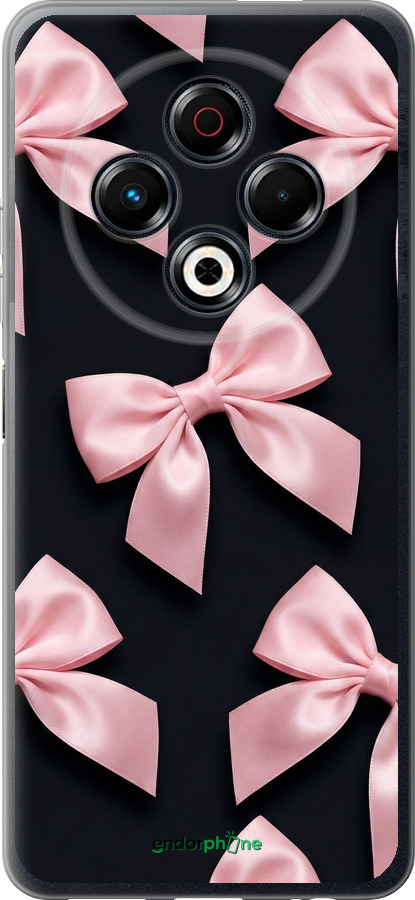 Силиконовый чехол Coquette Ribbons Dark Coquette для Tecno Spark 30 4G - 6767u-3894 изображение 