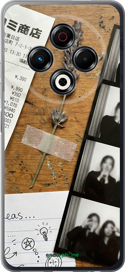 Силиконовый чехол Aesthetic Scrapbook Collage для Tecno Spark 30 4G - 6773u-3894 изображение 