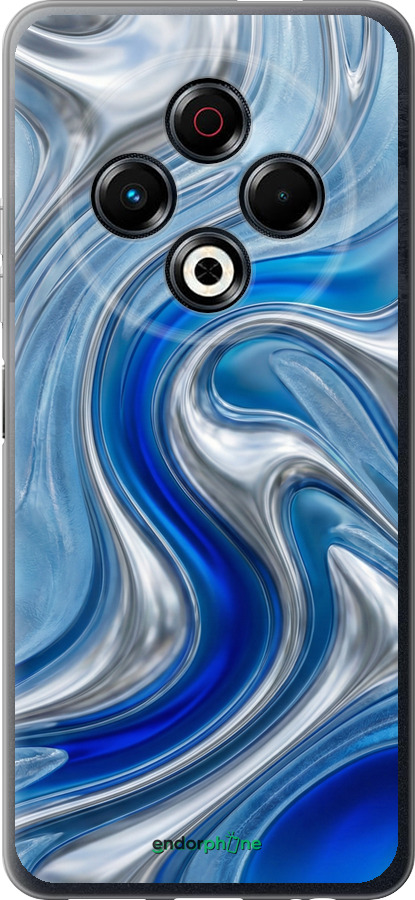 Силіконовий чехол Liquid Chrome для Tecno Spark 30 4G - 6781u-3894 изображение 