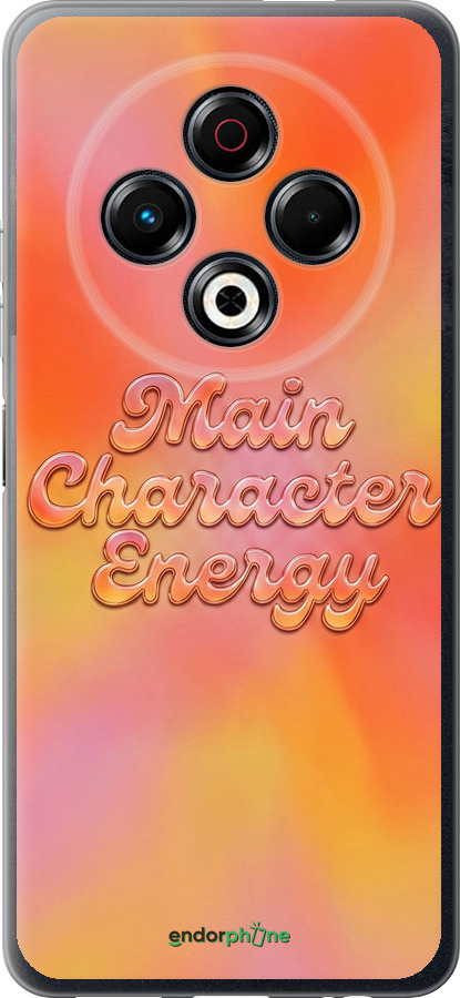Силиконовый чехол Aura Gradient Main Character Energy Aesthetic Y2K для Tecno Spark 30 4G - 6783u-3894 изображение 