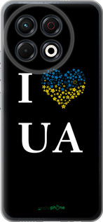 Силиконовый чехол I love UA для Tecno Spark 30 Pro 4G - 1112u-3895 изображение 