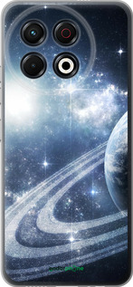 Силиконовый чехол Кольца Сатурна для Tecno Spark 30 Pro 4G - 173u-3895 изображение 