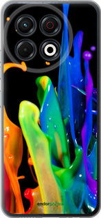 Силиконовый чехол брызги краски для Tecno Spark 30 Pro 4G - 3957u-3895 изображение 