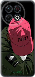 Силиконовый чехол logo de yeezy для Tecno Spark 30 Pro 4G - 3995u-3895 изображение 