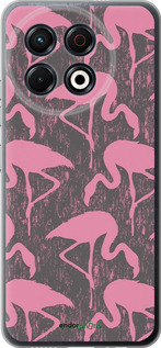 Силиконовый чехол Vintage-Flamingos для Tecno Spark 30 Pro 4G - 4171u-3895 изображение 