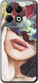 Силиконовый чехол Head Flower для Tecno Spark 30 Pro 4G - 4460u-3895 изображение 
