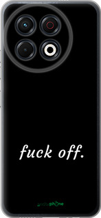 Силіконовий чехол Fuck off для Tecno Spark 30 Pro 4G - 4731u-3895 изображение 