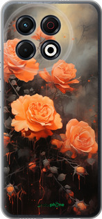 Силиконовый чехол Оранжевые розы для Tecno Spark 30 Pro 4G - 5944u-3895 изображение 