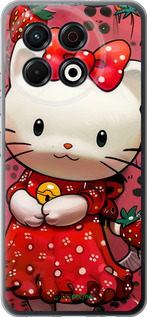 Силиконовый чехол hello kitty1 для Tecno Spark 30 Pro 4G - 6036u-3895 изображение 