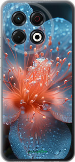 Силиконовый чехол Роса на цветке для Tecno Spark 30 Pro 4G - 6039u-3895 изображение 
