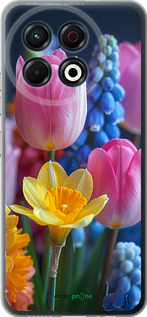 Силіконовий чехол Весняні квіти для Tecno Spark 30 Pro 4G - 6058u-3895 изображение 