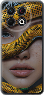 Силиконовый чехол Объятия змеи для Tecno Spark 30 Pro 4G - 6081u-3895 изображение 