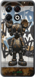 Силіконовий чехол Bronze kaws v2 для Tecno Spark 30 Pro 4G - 6098u-3895 изображение 