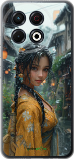 Силиконовый чехол Anime-girl для Tecno Spark 30 Pro 4G - 6133u-3895 изображение 