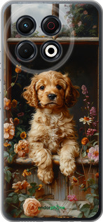 Силиконовый чехол Щенок cocker spaniel для Tecno Spark 30 Pro 4G - 6136u-3895 изображение 