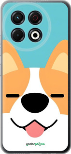 Силиконовый чехол Корги для Tecno Spark 30 Pro 4G - 6280u-3895 изображение 