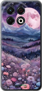 Силиконовый чехол Ночь луна арт для Tecno Spark 30 Pro 4G - 6319u-3895 изображение 