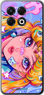 Силиконовый чехол Сейлор Мун 4 для Tecno Spark 30 Pro 4G - 6353u-3895 изображение 