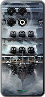 Силиконовый чехол Линкор, world of tanks, wargaming, военный корабль для Tecno Spark 30 Pro 4G - 6453u-3895 изображение 