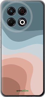 Силиконовый чехол С синими и розовыми волнами в стиле ретро для Tecno Spark 30 Pro 4G - 6532u-3895 изображение 