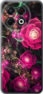 Силіконовий чехол Абстрактні квіти 3 для Tecno Spark 30 Pro 4G - 850u-3895 изображение 