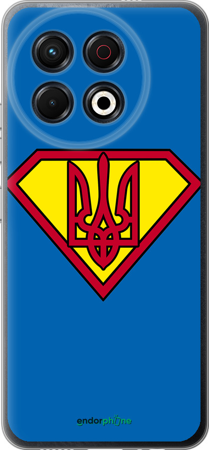 Силиконовый чехол Супер Тризуб для Tecno Spark 30 Pro 4G - 1164u-3895 изображение 