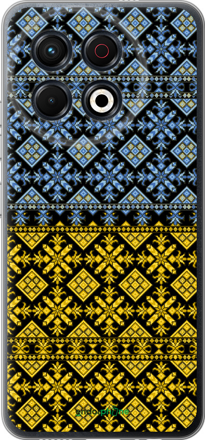 Силиконовый чехол Жовто-блакитна вишиванка для Tecno Spark 30 Pro 4G - 1169u-3895 изображение 