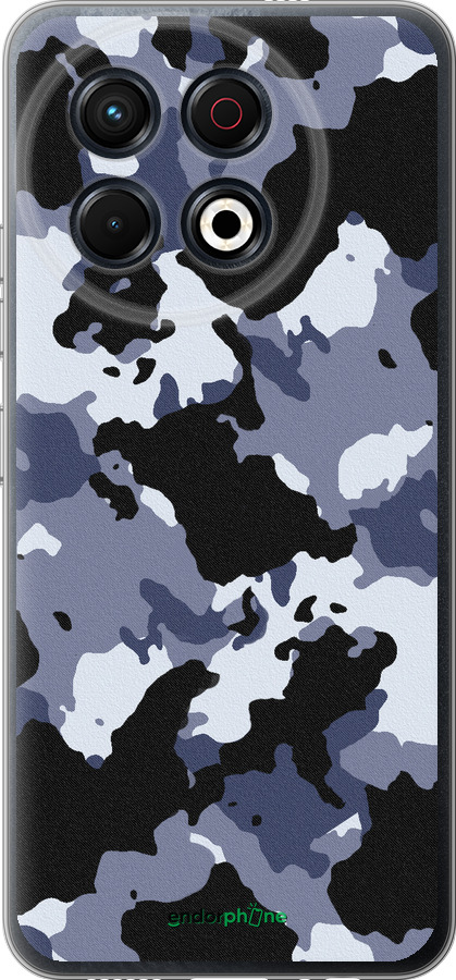 Силиконовый чехол Камуфляж v4 для Tecno Spark 30 Pro 4G - 1182u-3895 изображение 